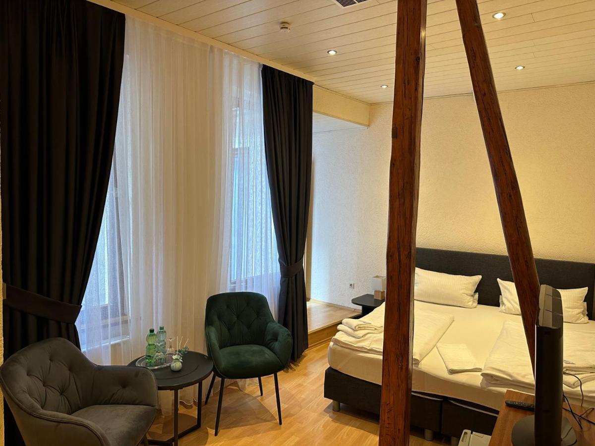 Hotel-Cafe-Burg Stahleck Bacharach Buitenkant foto