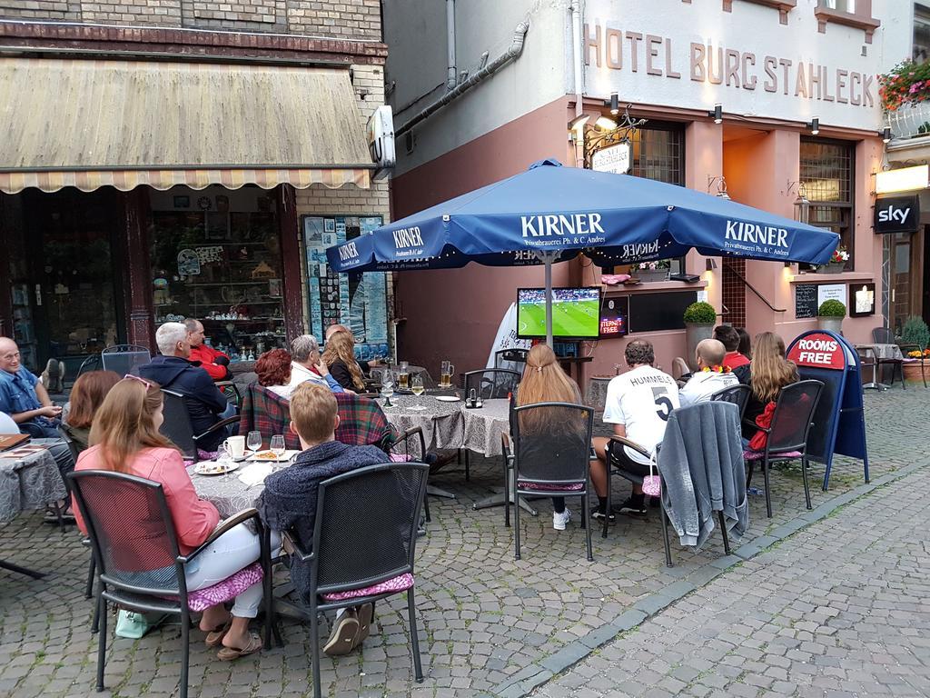 Hotel-Cafe-Burg Stahleck Bacharach Buitenkant foto